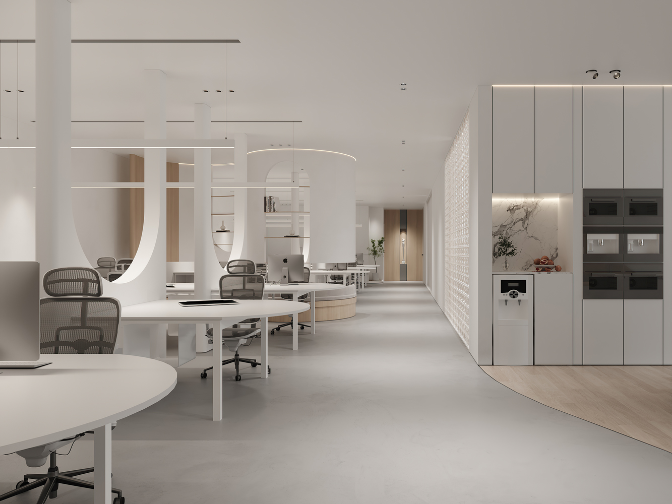 芜湖1900平高端办公室装修设计案例分析(图1)