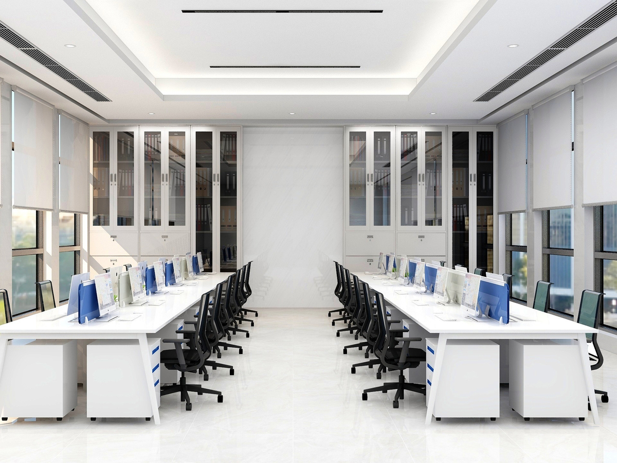 安庆“实用高效 ” 现代简约风企业办公室装修设计全案(图1) 安庆“实用高效 ” 现代简约风企业办公室装修设计项目(图1)