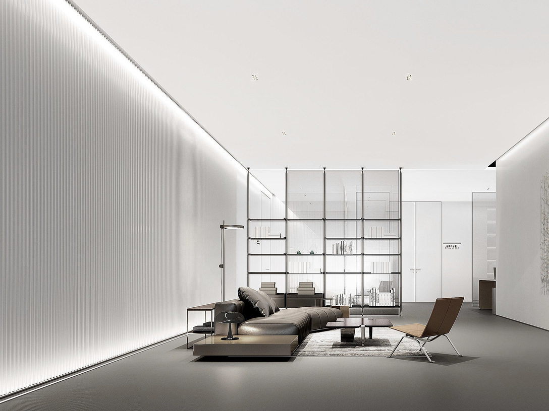 芜湖1200平方现代极简风高端办公室装修设计项目(图3) 芜湖1200平方现代极简风高端办公室装修设计项目(图3)