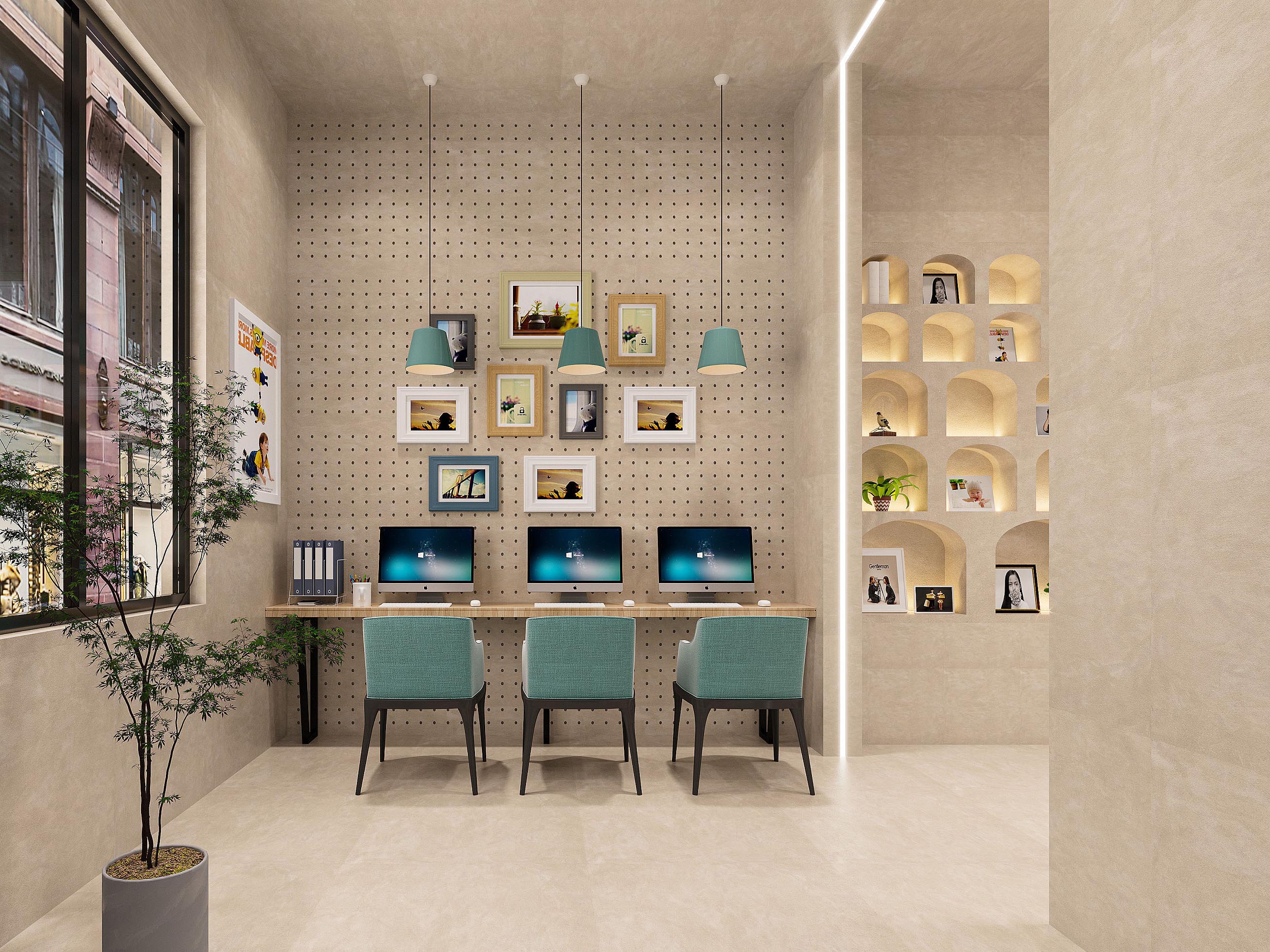 瑶海区300平儿童摄影工作室装修设计项目(图3)