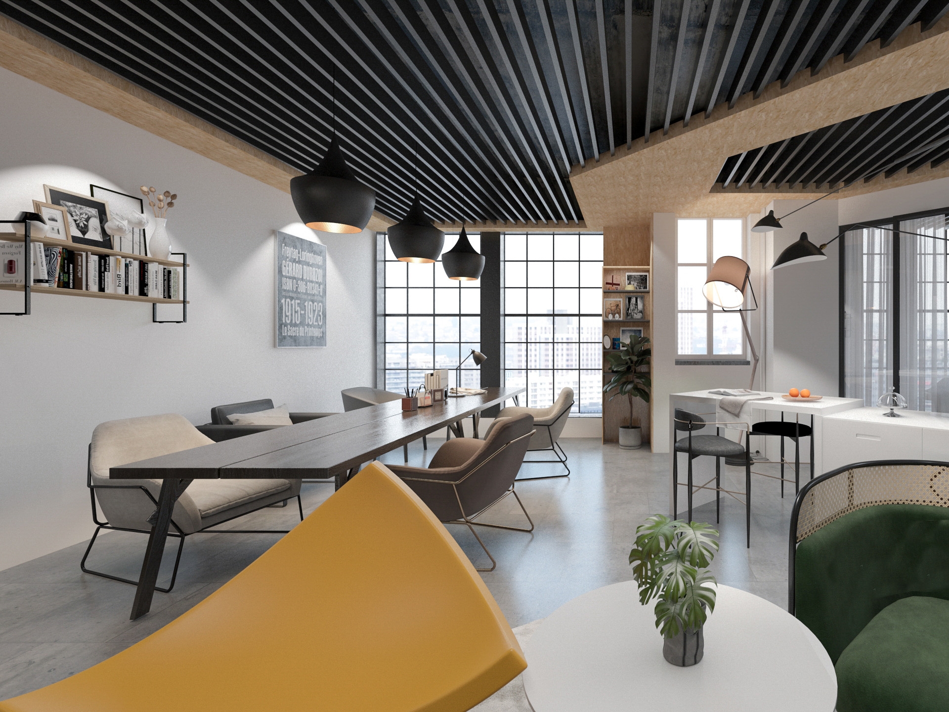 Loft 风格工作室装修设计全案分析(图1) 合肥300平Loft 风格工作室装修设计项目(图1)