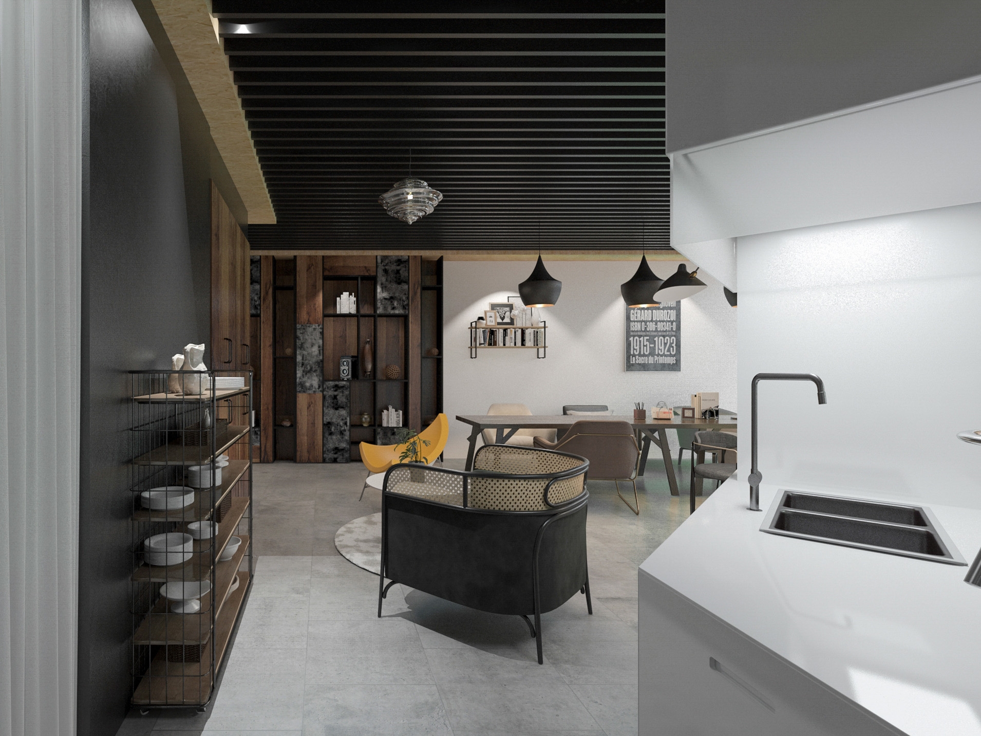 Loft 风格工作室装修设计全案分析(图3) 合肥300平Loft 风格工作室装修设计项目(图3)