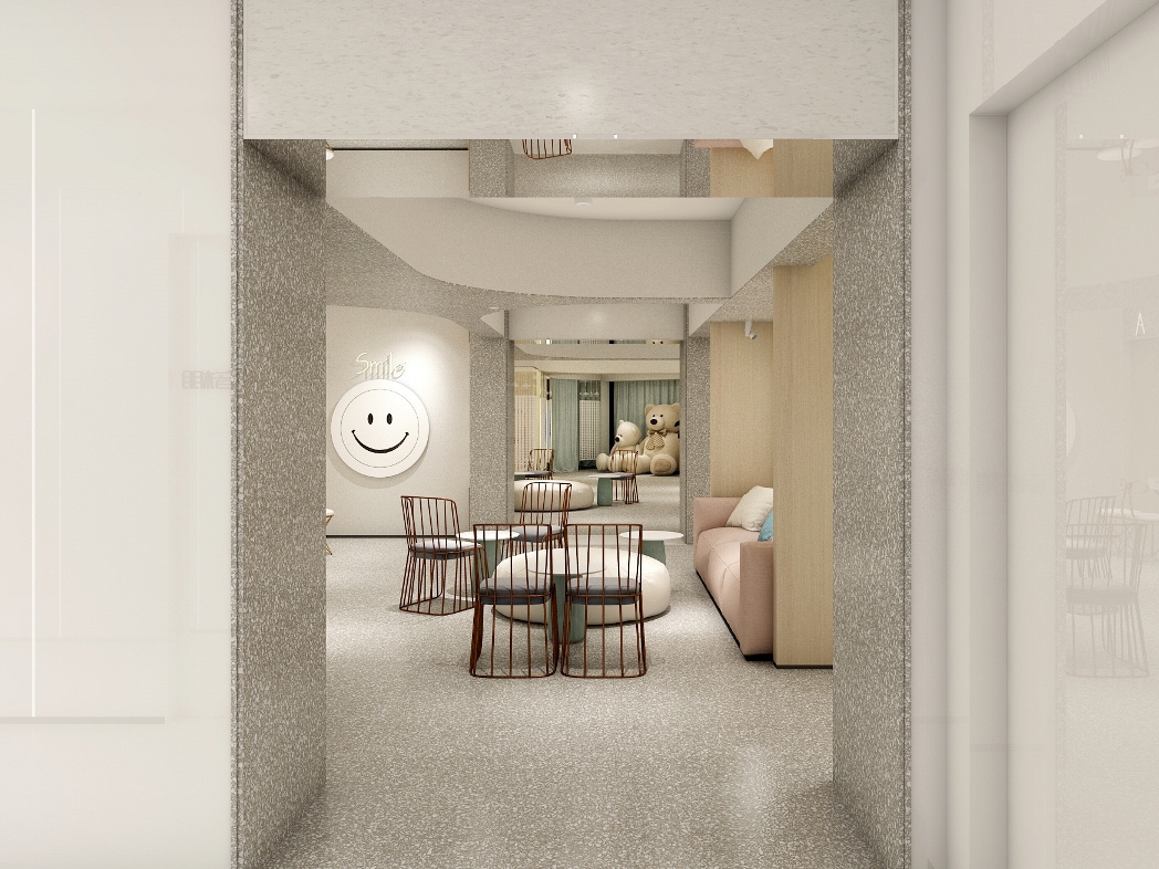 300平方现代原木风儿童摄影工作室办公室装修设计全案(图1) 合肥300平方现代原木风儿童摄影工作室办公室装修设计项目(图1)