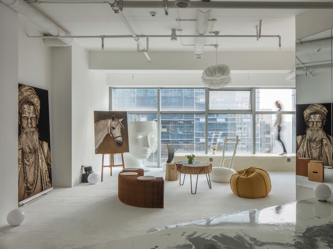 合肥 500㎡绘画培训室装修设计项目(图1) 合肥 500㎡绘画培训室装修设计项目(图1)