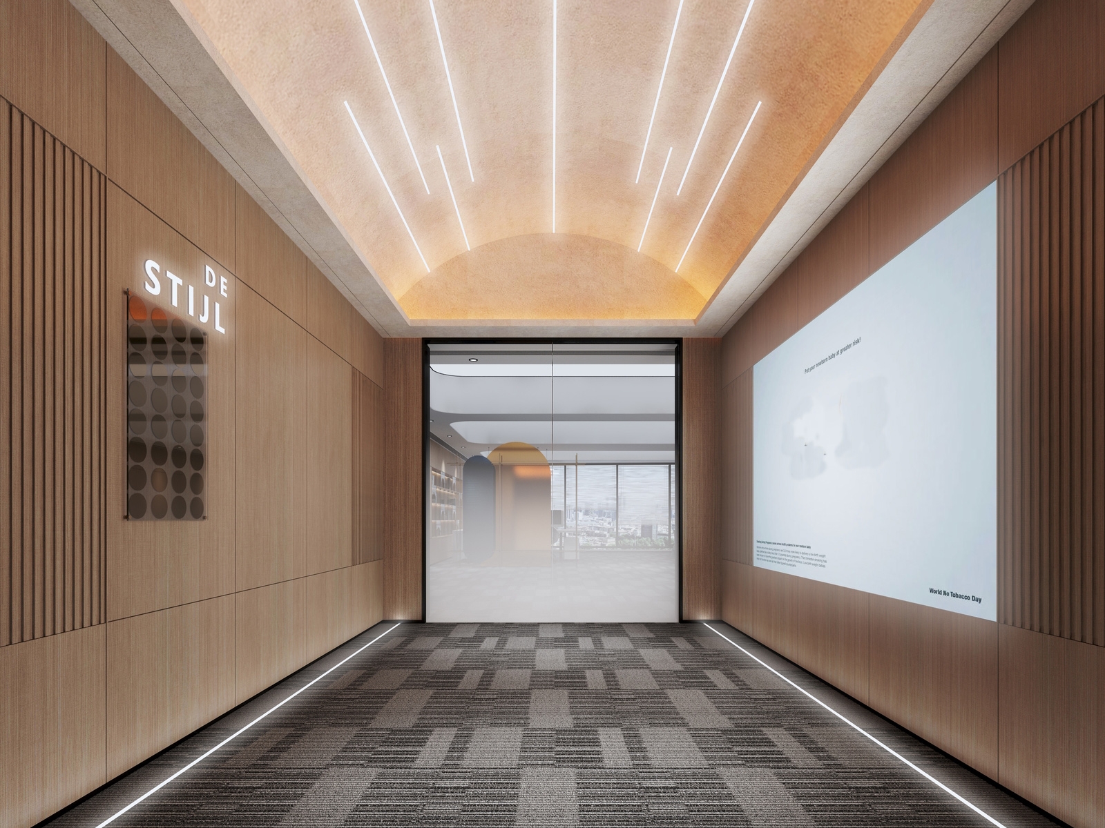 合肥500平现代轻奢风直播间装修设计项目(图1)