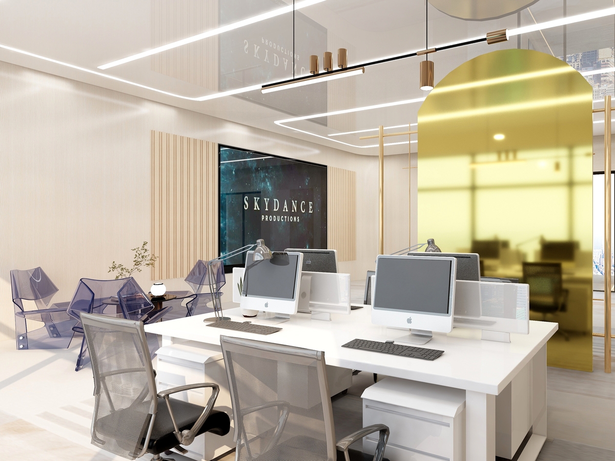 合肥500平现代轻奢风直播间装修设计项目(图2)