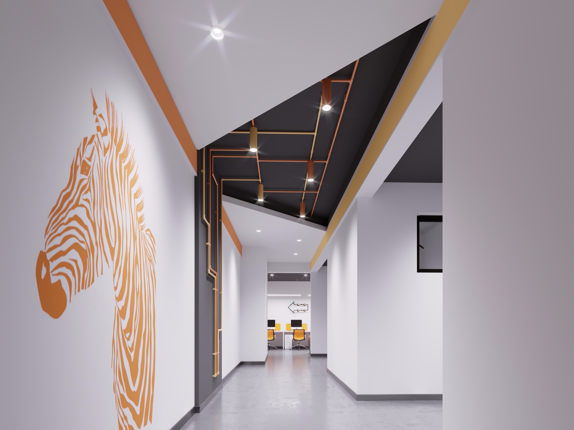 合肥600平潮玩主题简易办公室装修设计项目(图1) 合肥600平潮玩主题简易办公室装修设计项目(图1)