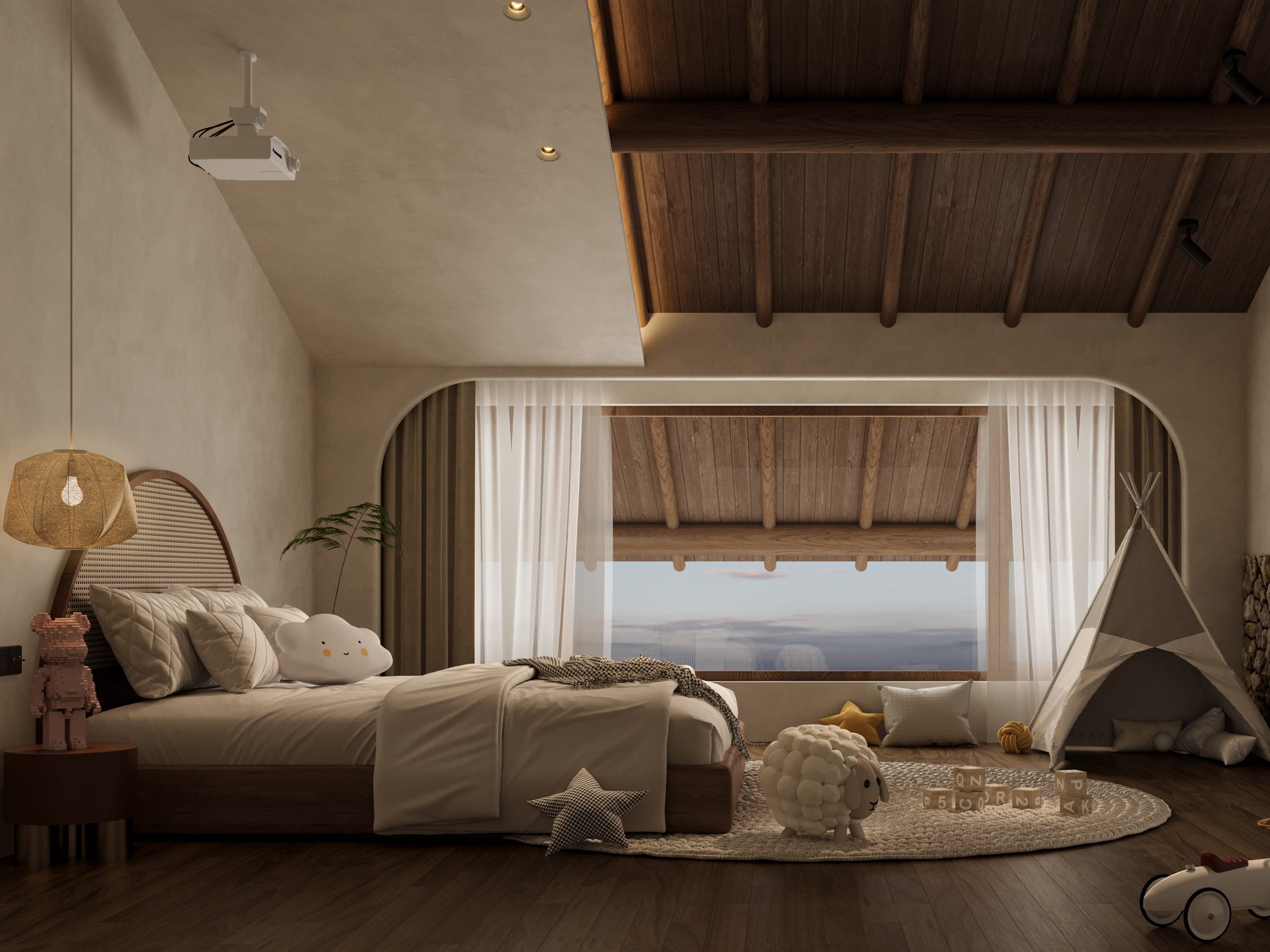 马鞍山侘寂风整屋民宿装修设计项目(图3)