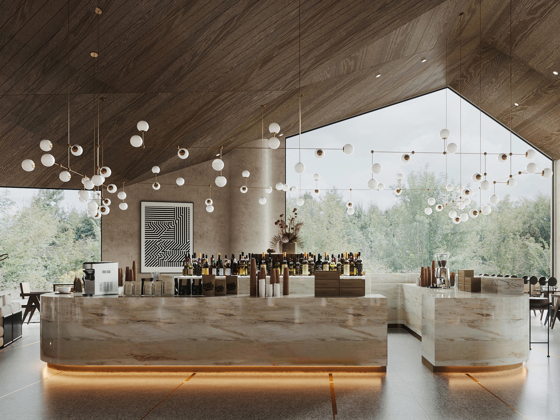 芜湖高端特色侘寂风民宿装修设计项目(图3)