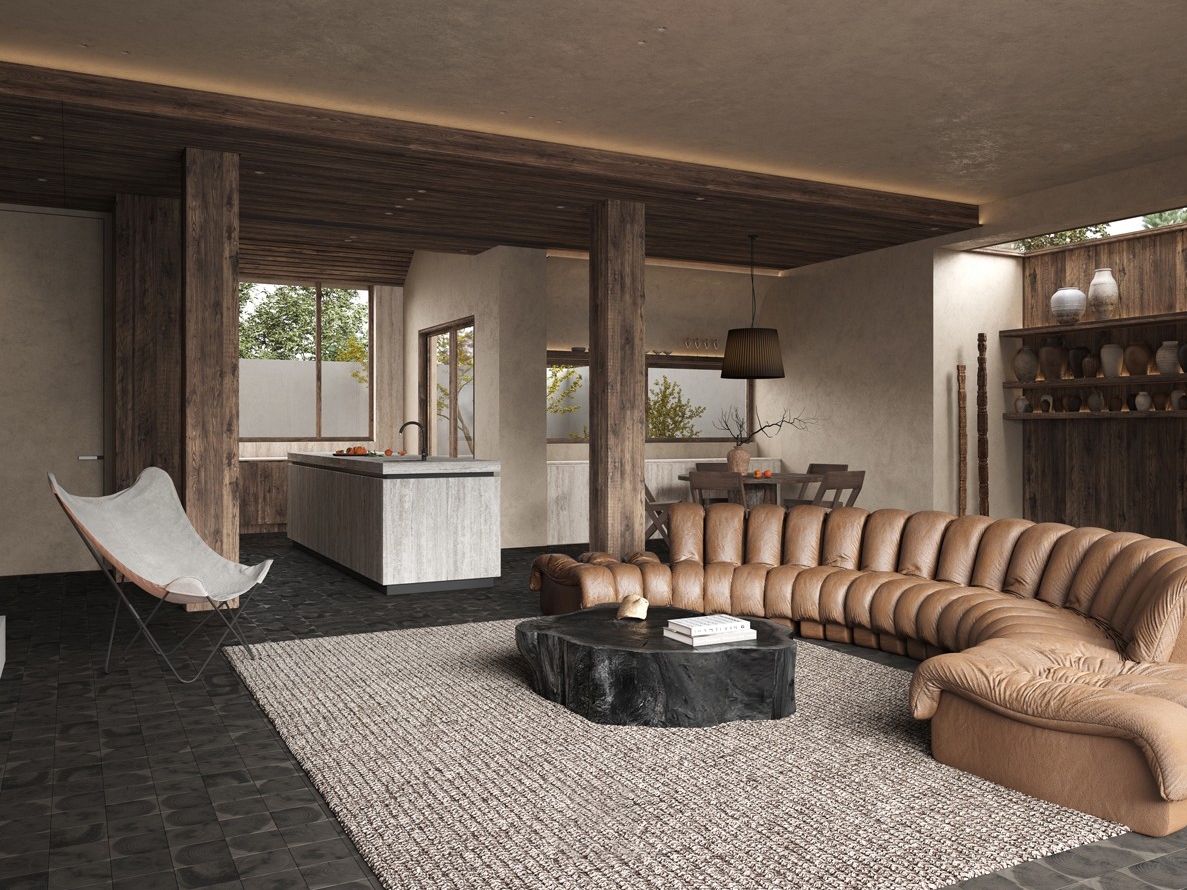 安徽合肥自然风特色民宿装修设计项目(图3)